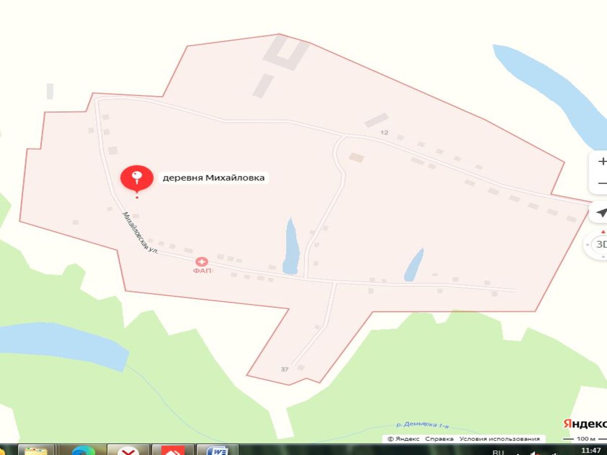 деревня Михайловка.